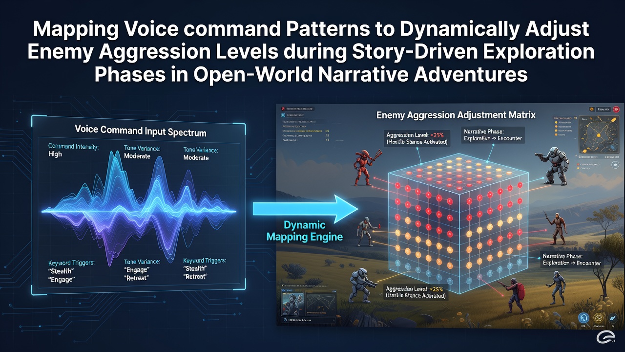 Developers analyzing voice command interfaces for adjusting NPC behaviors in expansive game worlds